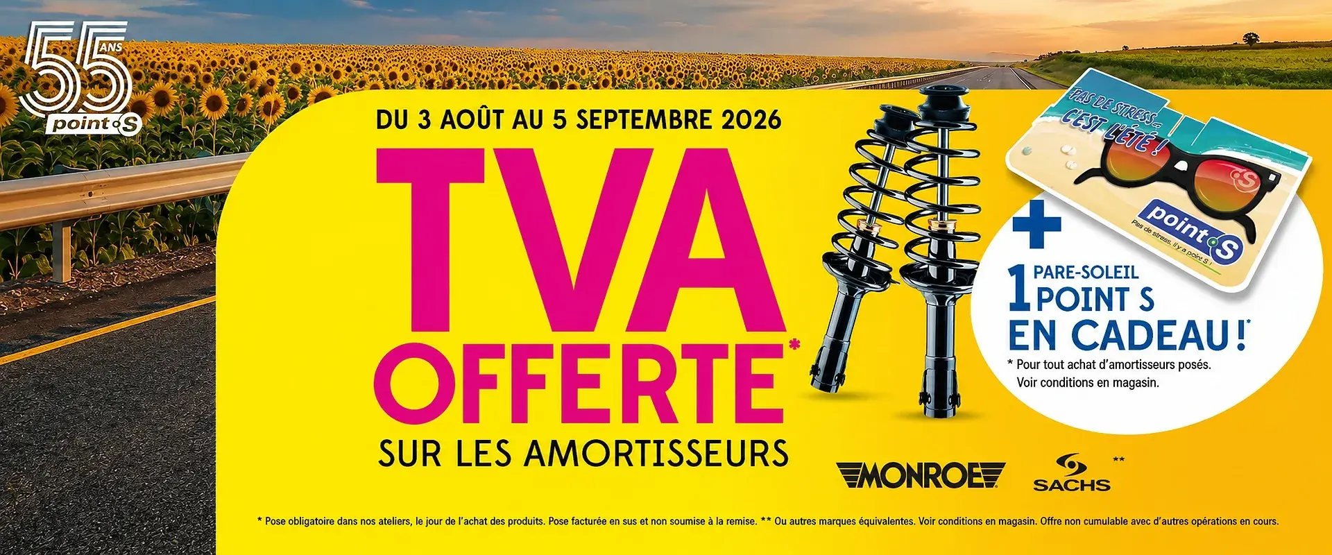 TVA Offerte sur les amortisseurs